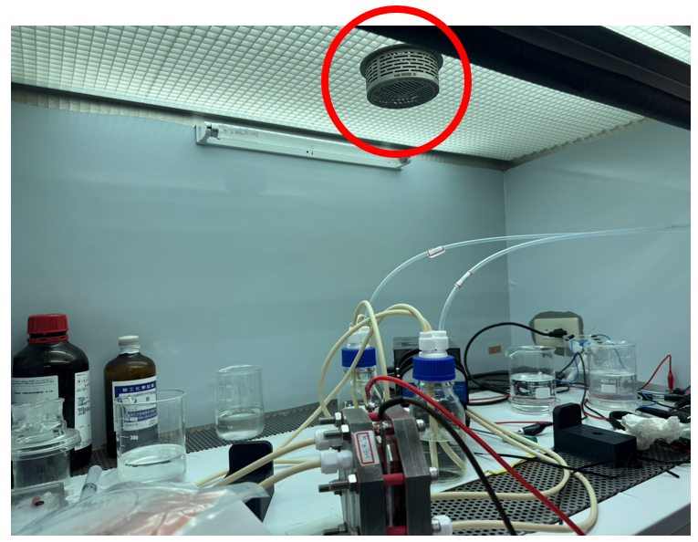 DHC安裝於氫氣實驗室